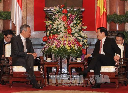 ນາຍົກລັດຖະມົນຕີ ສິງກະໂປ ເຂົ້າຮ່ວມພິທີ ເລີ່ມລົງມືກໍ່ສ້າງໂຄງການ VSIP ກວາງຫງ້າຍ